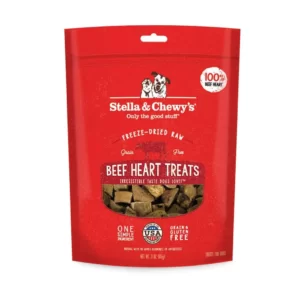 Stella & Chewy's Beef Heart Freeze Dried Raw Dog Treats