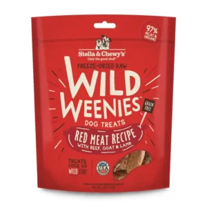 Stella & Chewy's Red Meat Wild Weenies Freeze Dried Raw Dog Treats
